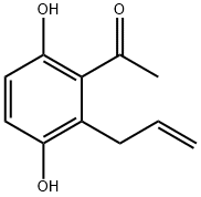 1-(2-ALLYL-3,6-DIHYDROXYPHENYL)ETHAN-1-ONE Structure