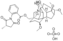 METHYLLYCACONITINE PERCHLORATE Structure