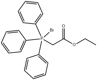 (ETHOXYCARBONYLMETHYL)TRIPHENYLPHOSPHONIUM BROMIDE Structure