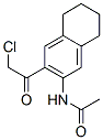 Acetamide,  N-[3-(chloroacetyl)-5,6,7,8-tetrahydro-2-naphthalenyl]-  (9CI) Structure