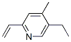 Pyridine, 2-ethenyl-5-ethyl-4-methyl- (9CI) Structure