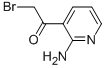 Ethanone, 1-(2-amino-3-pyridinyl)-2-bromo- (9CI) Structure