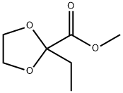 1,3-Dioxolane-2-carboxylicacid,2-ethyl-,methylester(9CI) Structure