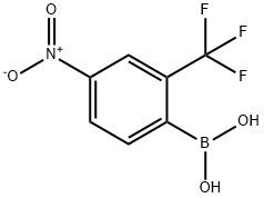 4-Nitro-2-(trifluoroMethyl)phenylboronic acid Structure