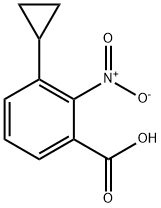 Benzoic acid, 3-cyclopropyl-2-nitro- (9CI) Structure