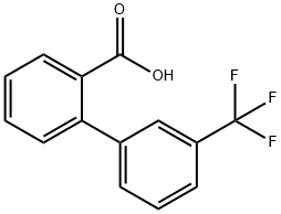 3'-(TRIFLUOROMETHYL)[1,1'-BIPHENYL]-2-CARBOXYLIC ACID Structure