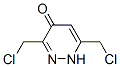 4(1H)-Pyridazinone, 3,6-bis(chloromethyl)- Structure