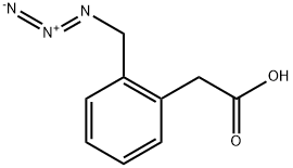 [2-(아지도메틸)페닐]아세트산 구조식 이미지