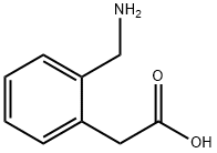 2-Aminomethylphenylacetic acid 구조식 이미지
