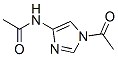 Acetamide, N-(1-acetyl-1H-imidazol-4-yl)- (9CI) Structure