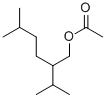 ACETIC ACID 2-ISOPROPYL-5-METHYLHEXYL ESTER Structure