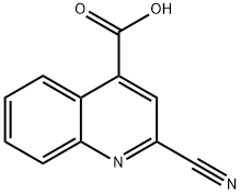 2-CYANOQUINOLINE-4-CARBOXYLIC ACID Structure