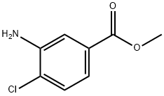 Methyl 3-amino-4-chlorobenzoate 구조식 이미지