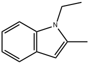 1-Ethyl-2-methylindole 구조식 이미지