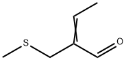 2-[(methylthio)methyl]-2-butenal Structure