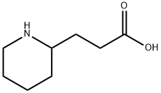 3-PIPERIDIN-2-YL-PROPIONIC ACID 구조식 이미지