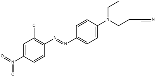 3-[[4-[(2-chloro-4-nitrophenyl)azo]phenyl]ethylamino]propiononitrile 구조식 이미지