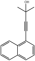 1-NAPHTHYL-3-METHYL-1-BUTYN-3-OL Structure