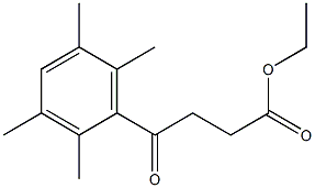 ETHYL 4-(2,3,5,6-TETRAMETHYLPHENYL)-4-OXOBUTANOATE Structure