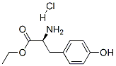 L-Tyrosine Ethyl Ester Hydrochloride 구조식 이미지