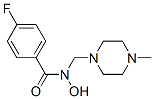 4-Fluoro-N-[(4-methyl-1-piperazinyl)methyl]benzohydroxamic acid Structure