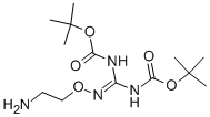 N,N'-BIS-BOC-N''-AMINOETHOXYGUANIDINE Structure