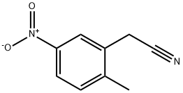 2-(2-METHYL-5-NITROPHENYL)ACETONITRILE Structure