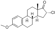 16-alpha-chloro-3-methoxyoestra-1,3,5(10)-trien-17-one 구조식 이미지