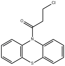 3-CHLORO-1-PHENOTHIAZIN-10-YL-PROPAN-1-ONE Structure