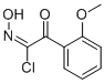 Benzeneethanimidoyl chloride, N-hydroxy-2-methoxy-alpha-oxo- (9CI) Structure