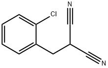 2-[(2-chlorophenyl)methyl]propanedinitrile 구조식 이미지