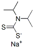 Carbamodithioic acid, bis(1-methylethyl)-, sodium salt 구조식 이미지