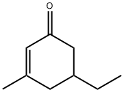 3-Methyl-5-ethyl-2-cyclohexen-1-one Structure
