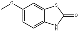 6-METHOXY-2(3H)-BENZOTHIAZOLONE 구조식 이미지