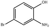 2-Amino-4-bromophenol 구조식 이미지