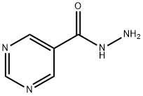 5-Pyrimidinecarboxylic acid, hydrazide (6CI,7CI,9CI) 구조식 이미지