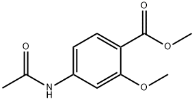 Methyl 4-acetamido-2-methoxybenzoate 구조식 이미지