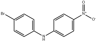 4-Bromo-N-(4-nitrophenyl)benzenamine Structure