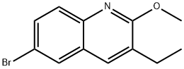 6-브로모-3-에틸-2-메톡시퀴놀린 구조식 이미지