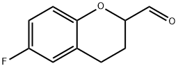 rac 6-Fluoro-3,4-dihydro-2H-1-benzopyran-2-carboxaldehyde Structure