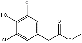 METHYL(3,5-DICHLORO-4-HYDROXYPHENYL)ACETATE Structure