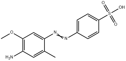 4-[(4-Amino-5-methoxy-2-methylphenyl)azo]benzenesulfonic acid Structure