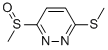 3-METHANESULFINYL-6-METHYLSULFANYL-PYRIDAZINE Structure