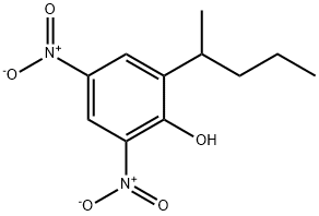 2,4-dinitro-6-pentan-2-yl-phenol Structure