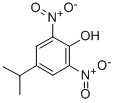 4-isopropyl-2,6-dinitrophenol  Structure