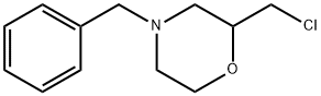 4-벤질-2-(클로로메틸)모르폴린 구조식 이미지