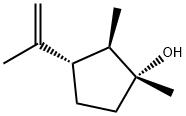 1,2-dimethyl-3-prop-1-en-2-yl-cyclopentan-1-ol Structure