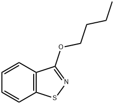 3-부톡시-1,2-벤즈이소티아졸 구조식 이미지