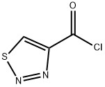 1,2,3-Thiadiazole-4-carbonyl chloride (6CI,7CI,8CI,9CI) Structure