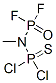 N-(Dichlorophosphinothioyl)-N-(difluorophosphinyl)methanamine Structure